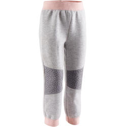 500 Baby Gym Bottoms - Grey/Pink