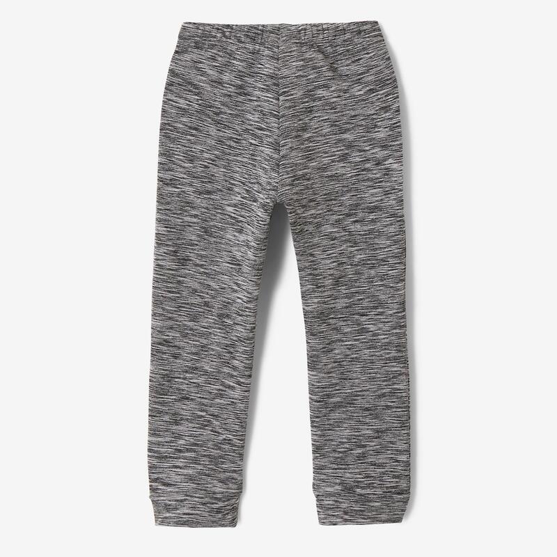 Pantalón Chándal Gimnasia Domyos S500 Bebé 12Meses-6Años Gris/Azul Estampado