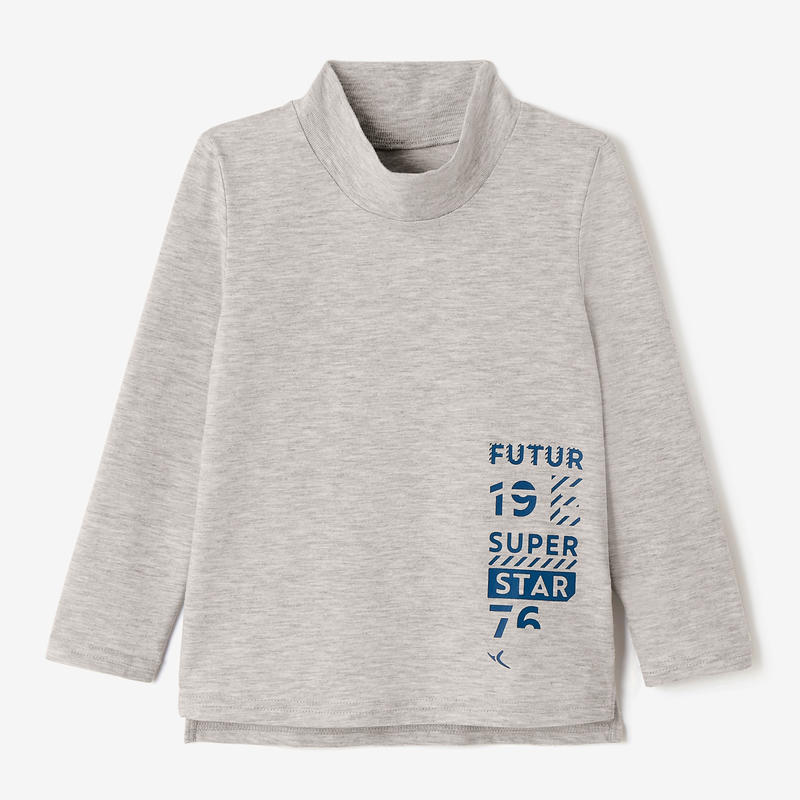 Venta > camiseta cuello alto niña decathlon > en stock