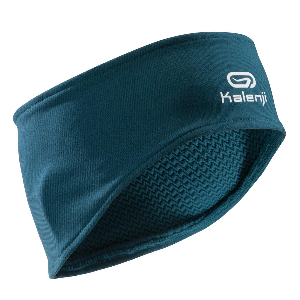 Warm running headband - petrol