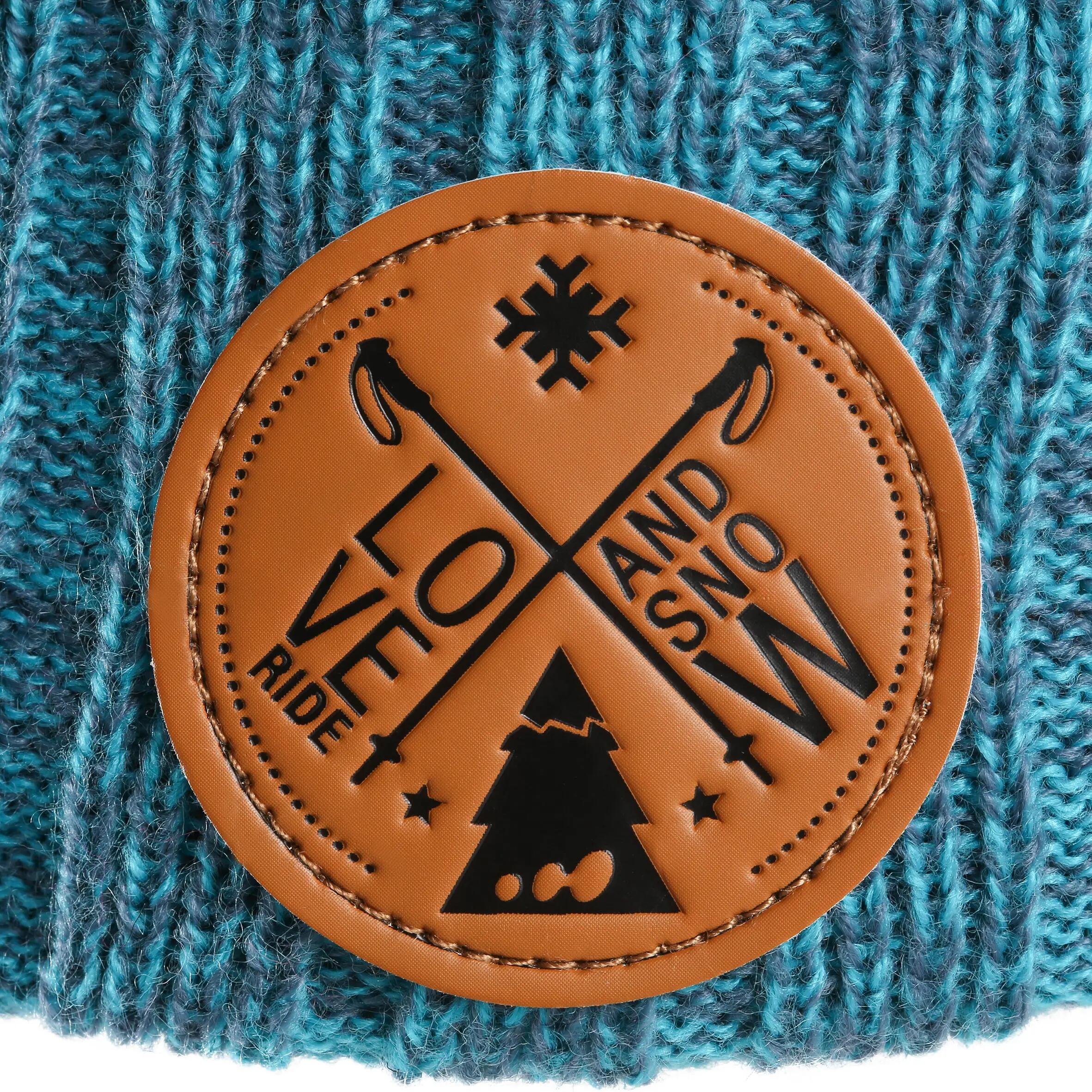 Wed'ze Monster Kid Children's Ski Hat - Blue 5/10