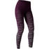 Fit+ 500 Women's Slim-Fit Stretching Leggings - Purple/Grey AOP