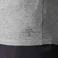 900 Men's Slim-Fit V-Neck Gym T-Shirt - Grey