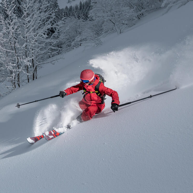 Veste de ski freeride femme FR900 bordeaux rose