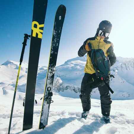 Skistöcke Freeride FR 950 Light Erwachsene gelb