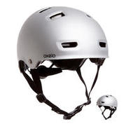 Casco para roller skateboard patinete MF500 gris