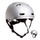 Шлем для катания на роликах, скейтборде, самокате светло-серый MF500 Oxelo