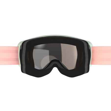 Skibrille/Snowboardbrille G 900 Schönwetter Erwachsene/Kinder grün 