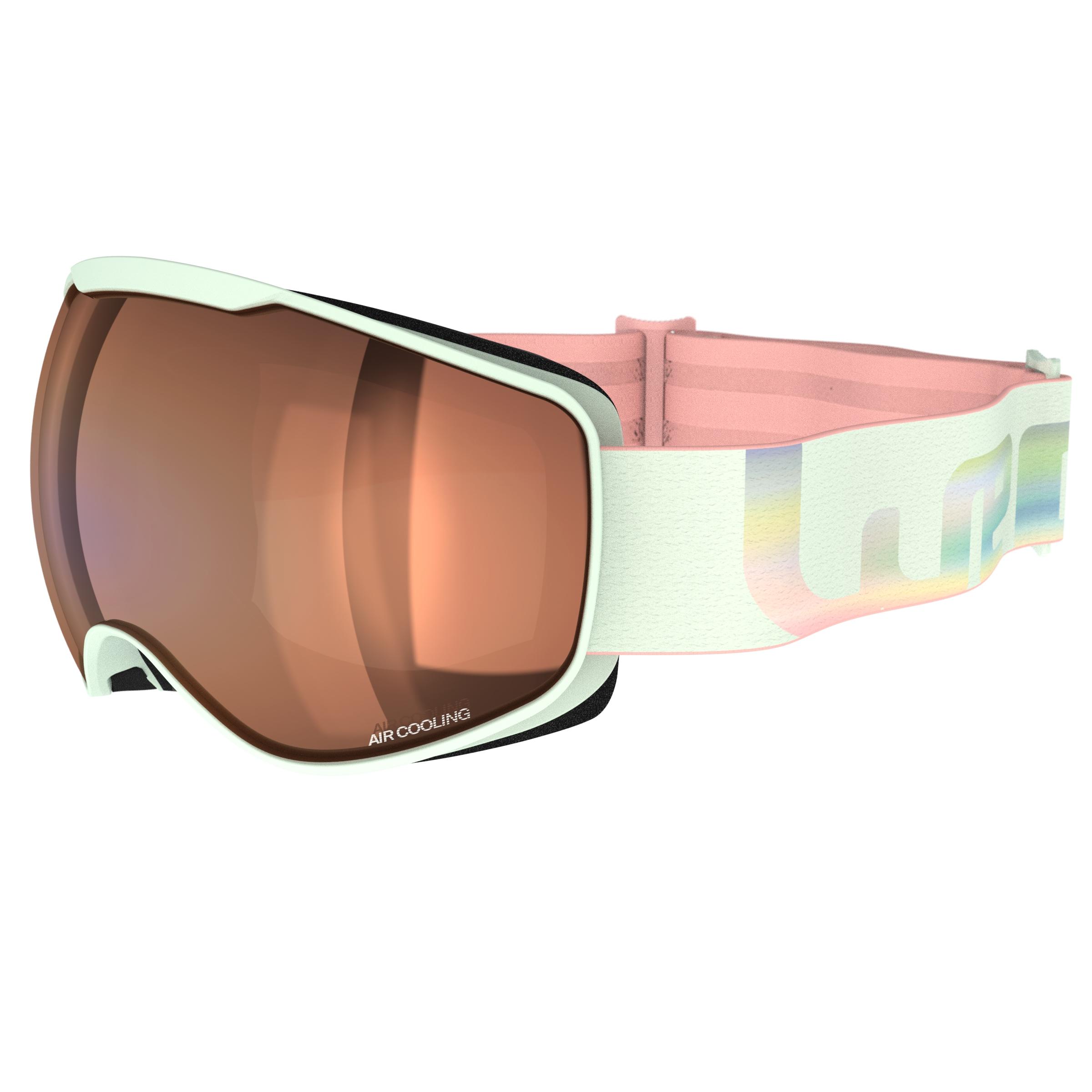 MASQUE DE SKI ET DE SNOWBOARD FILLE ET FEMME G 540 BEAU TEMPS BLEU - Wedze