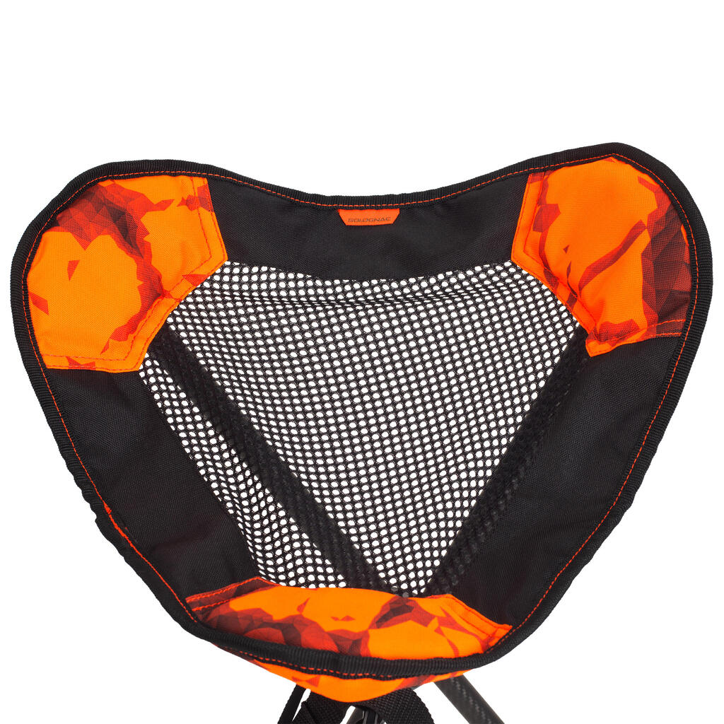 Oglekļa trijkāju medību krēsls “BGP 900”, fluorescējošs/akmens kamuflāžas