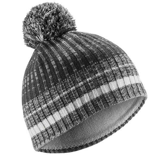 
      BONNET DE SKI ENFANT RIB BLANC GRIS
  