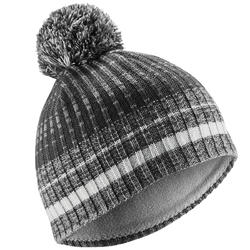 GORRO DE ESQUÍ JÚNIOR RIB BLANCO GRIS