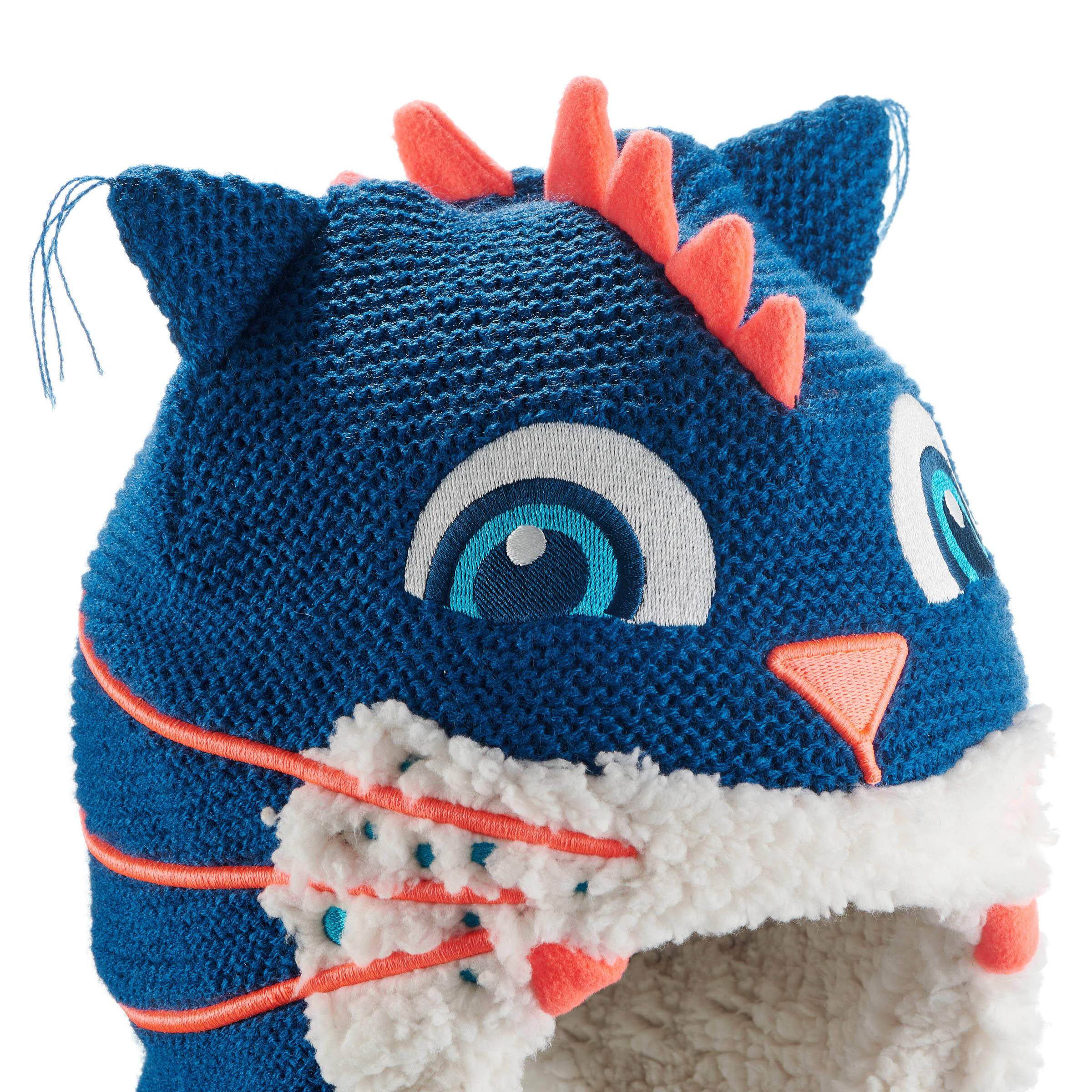 Kids’ Peruvian Ski Hat Monstercat - Blue -  2