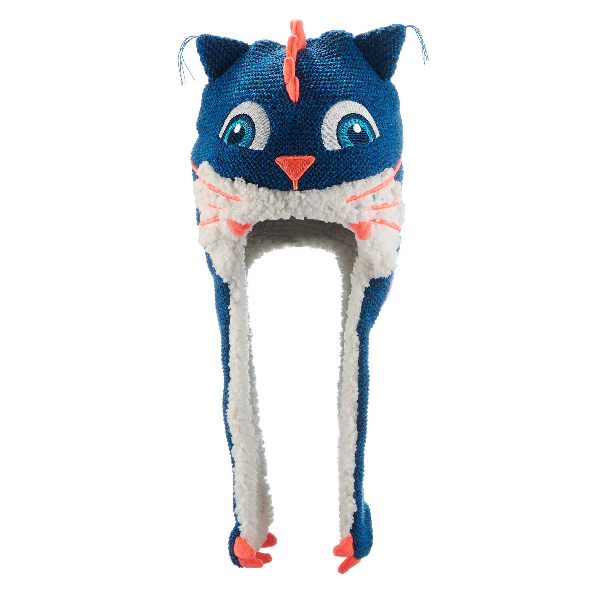 Kids’ Peruvian Ski Hat Monstercat - Blue -  4