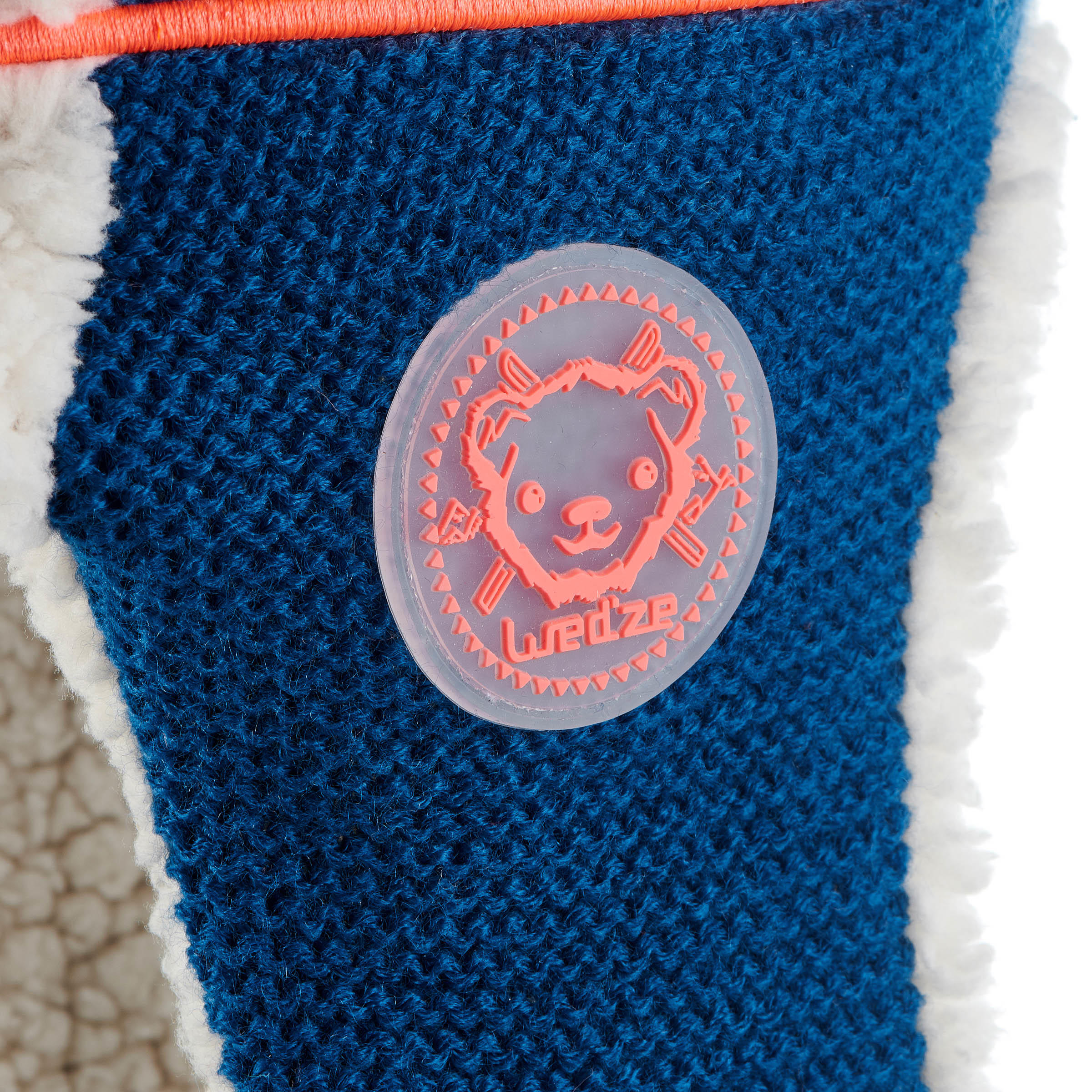 Kids’ Peruvian Ski Hat Monstercat - Blue