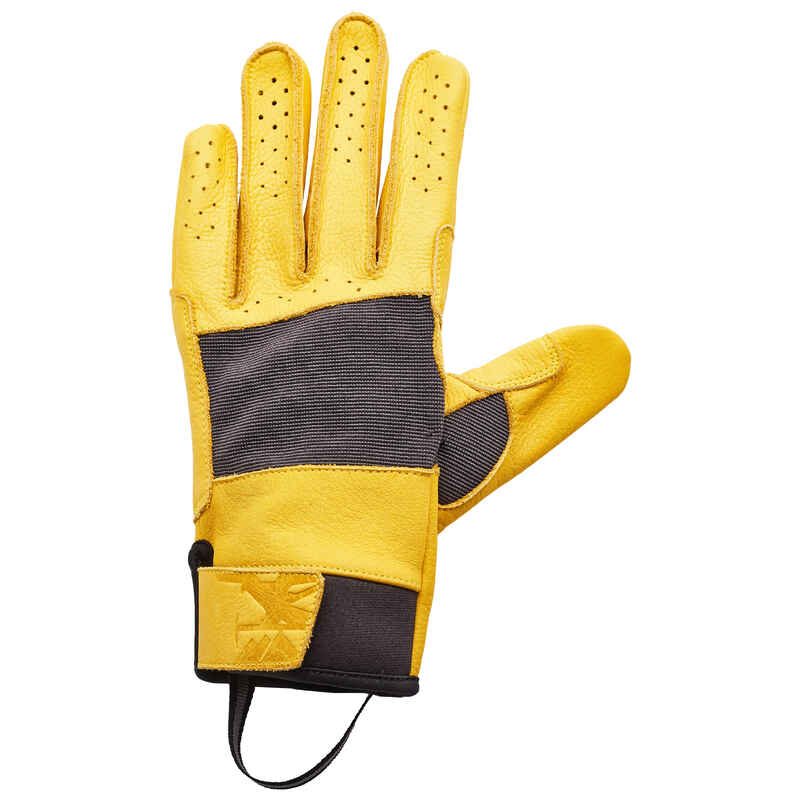 Leather Belay Gloves Bigwall Decathlon