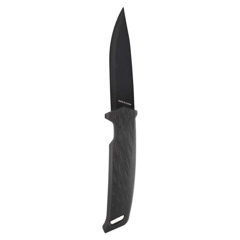 Coltello caccia fisso 10 cm GRIP SIKA 100 nero