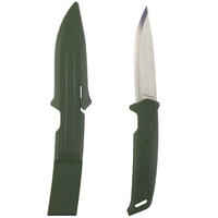 Fixed-blade hunting knife Sika 100 10cm - Green GRIP