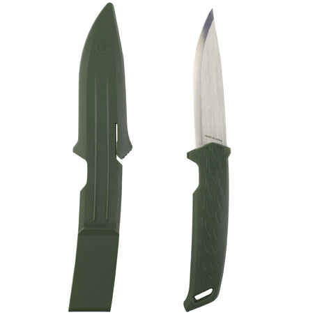 Peilis su žalia fiksuota rankena „Sika 100“, 10 cm