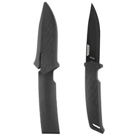 Peilis su juoda fiksuota rankena „Sika 100“, 10 cm