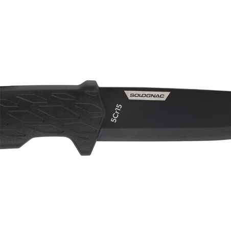 Fixed-blade hunting knife Sika 100 10cm - Black GRIP