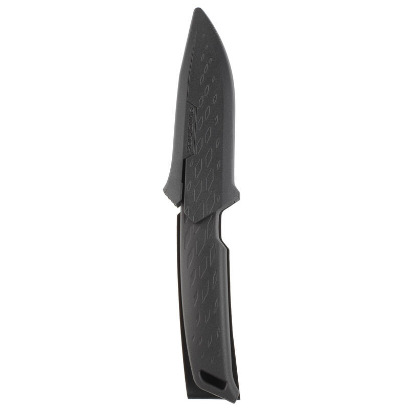 Coltello caccia fisso 10 cm GRIP SIKA 100 nero