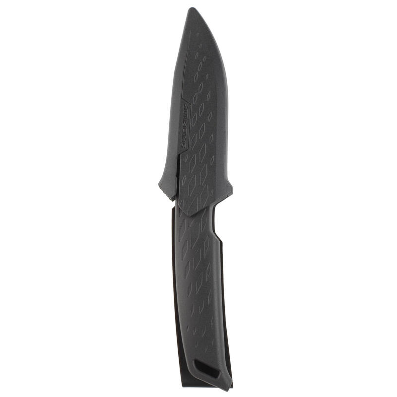 Lovecký nůž s pevnou čepelí 10 cm Sika 100 Grip černý