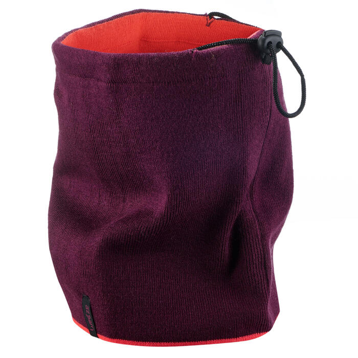 Reverse Ski Neck WarmerBlack/Grey Decathlon