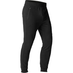500 Slim-Fit Gentle Gym & Pilates Bottoms - Black