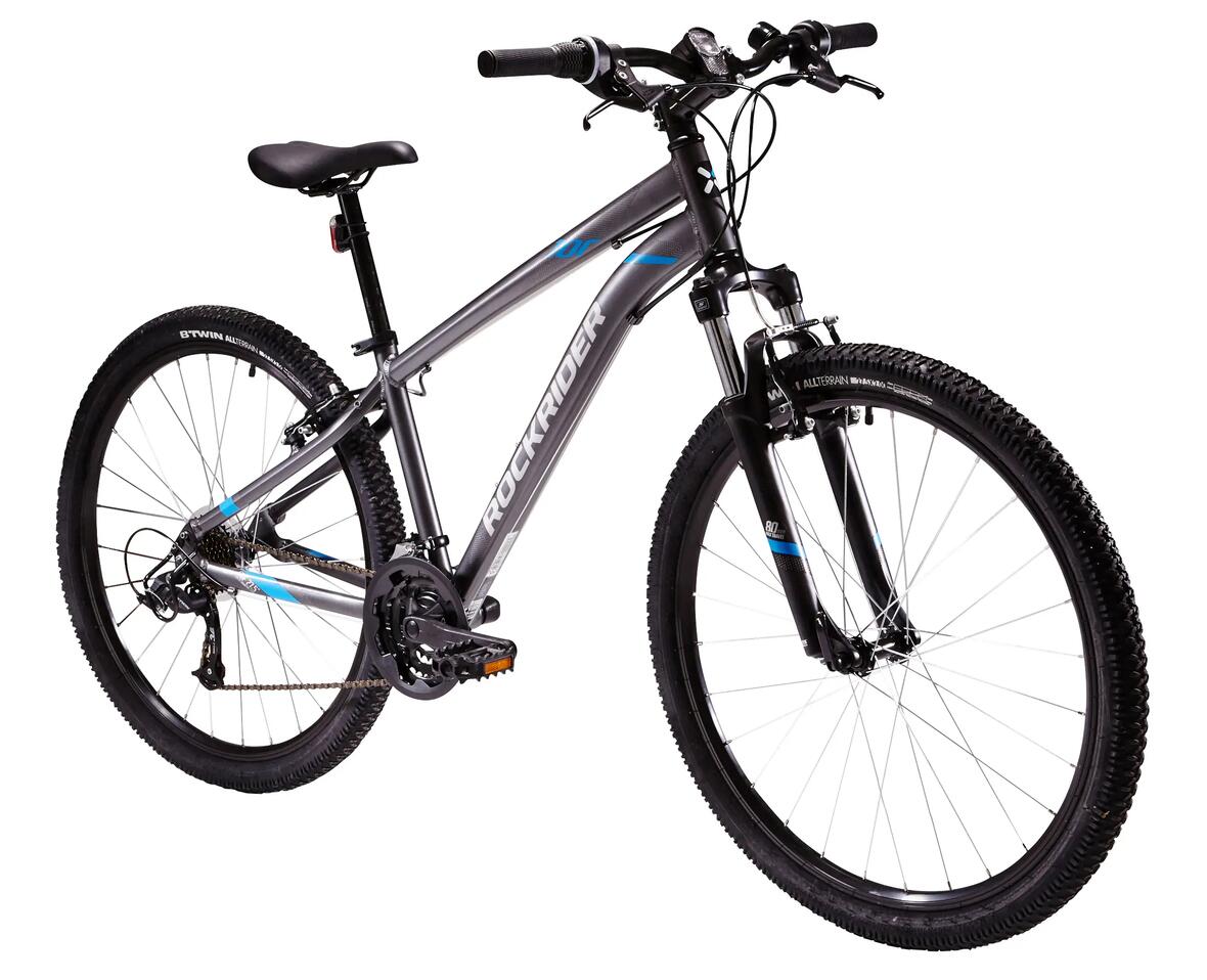 ROCKRIDER ST 100 MOUNTAIN BIKE grey 8400335