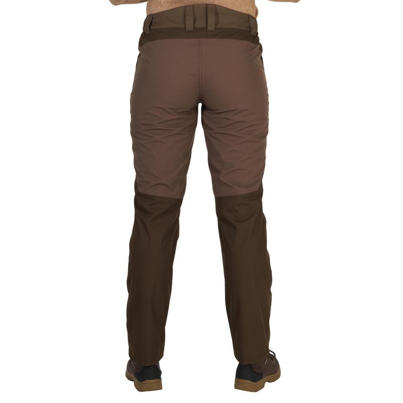 Pantalon De Caza Mujer Solognac 500 Impermeable Reforzado Marron