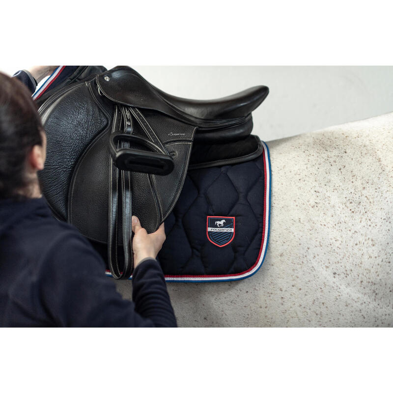 TAPIS CHEVAL ET PONEY MARINE 500