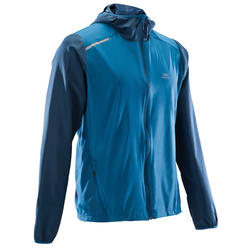 CHAQUETA CORTAVIENTO RUNNING HOMBRE RUN WIND AZUL