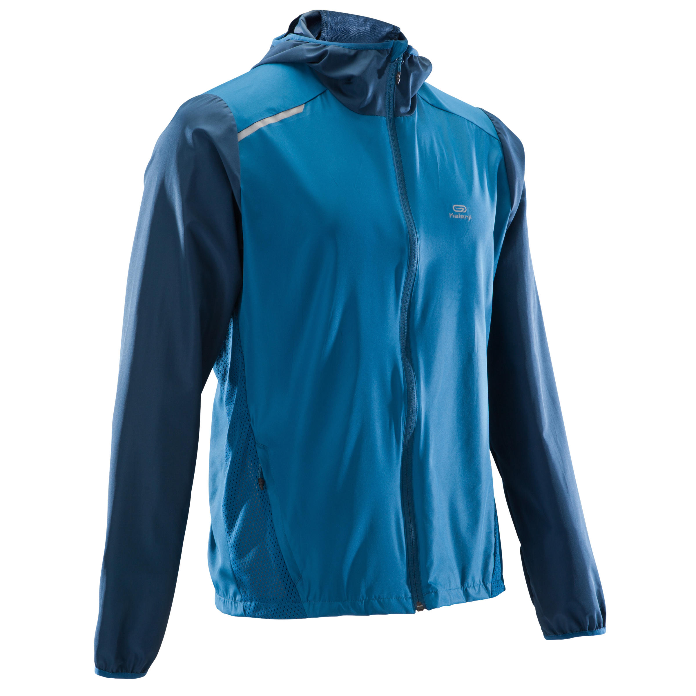 Kalenji Hardloopjack Wind Met Kap Heren Hardlopen Run Blauw kalenji kopen in de aanbieding