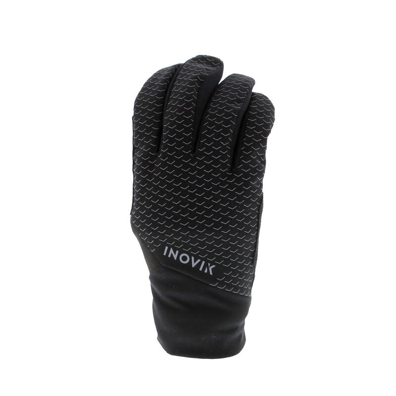 Gants de ski de fond chaud noir - XC GLOVES 100 - adulte