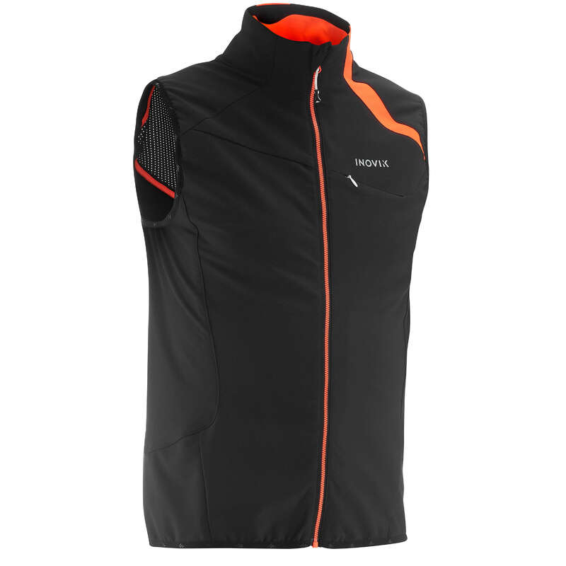 ADULT CROSS COUNTRY CLOTHING - 500 Men's XC S Gilet - Black INOVIK