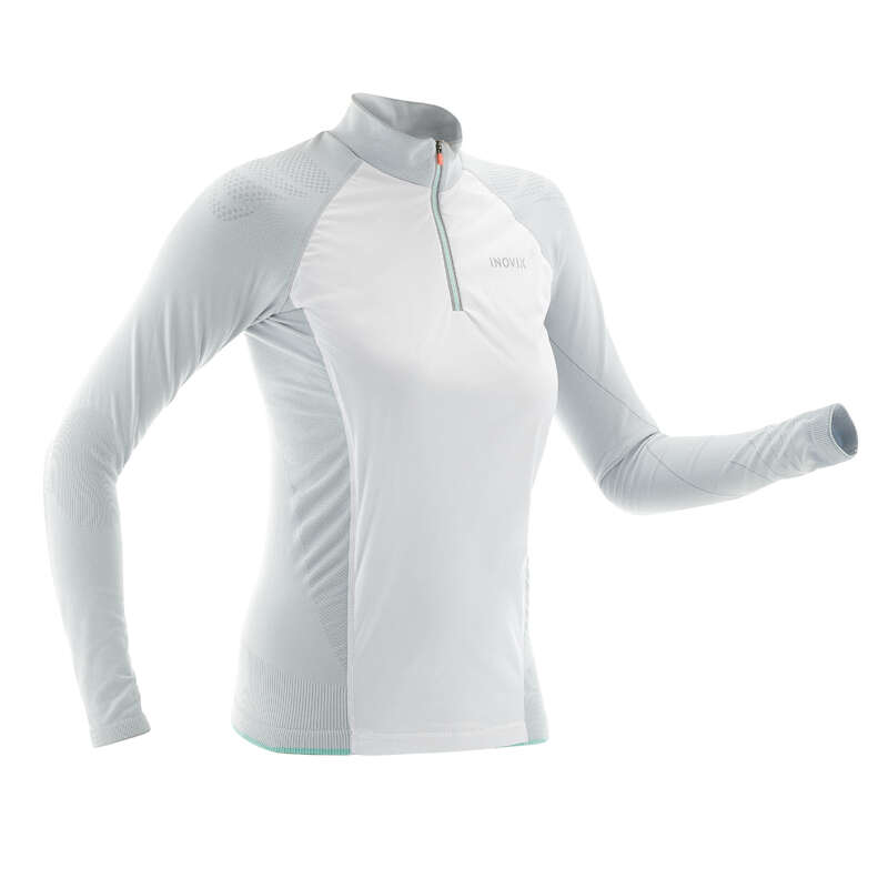 ADULT CROSS COUNTRY CLOTHING Cross-Country Skiing - XC S T-SHIRT CV 550_L GREY INOVIK - Cross-Country Skiing