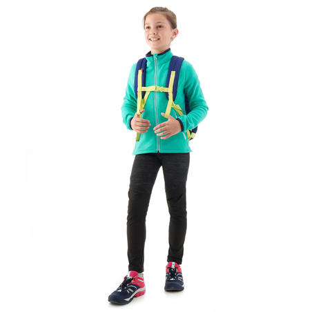 Veste polaire randonnée enfant MH150 turquoise