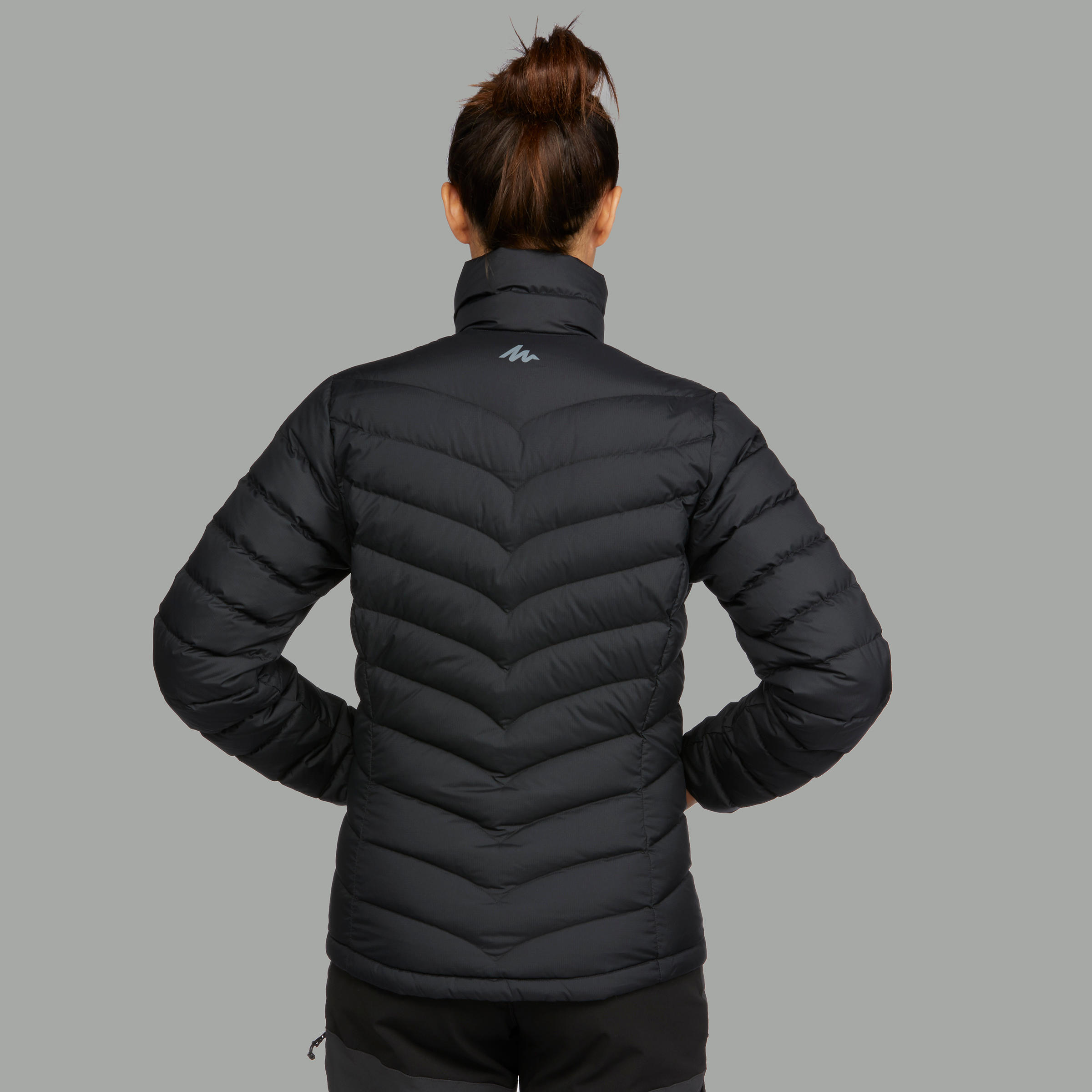 padded jacket black womens
