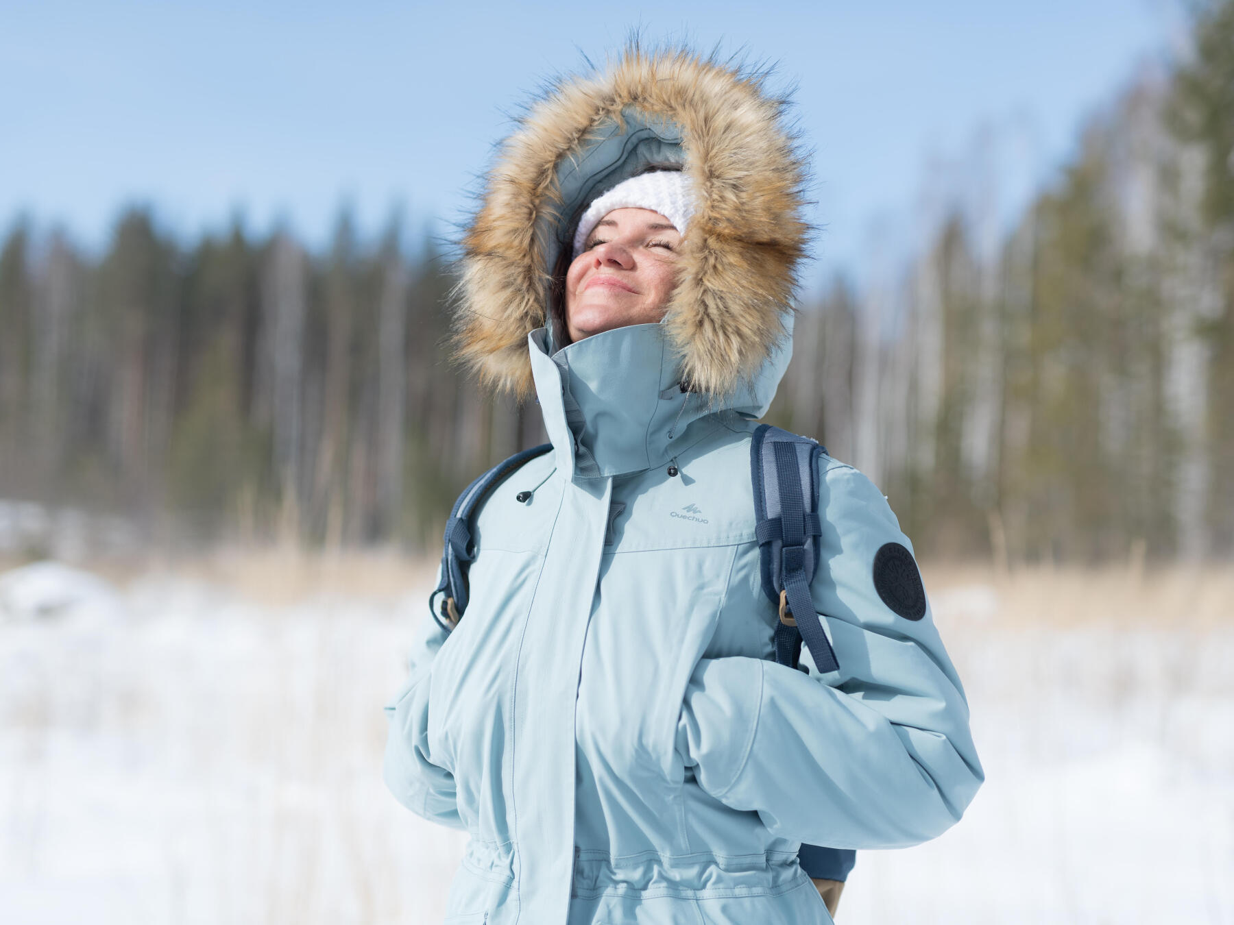 Snow hiking jacket - Fleece hand warmer pockets
