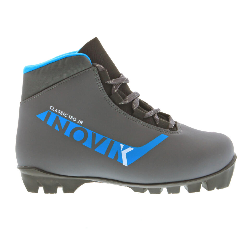 Xc s 130 classic junior cross-country skiing boots - grey