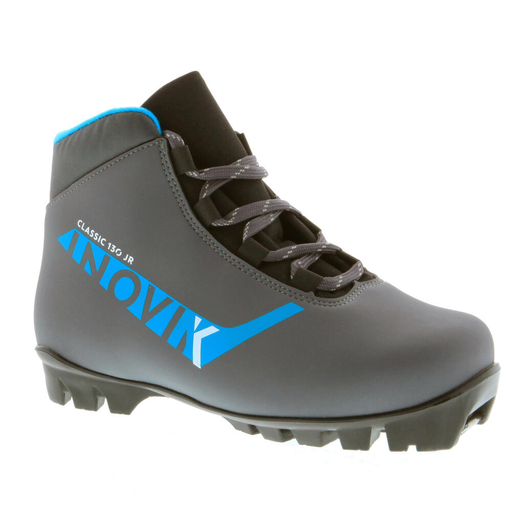 Xc s 130 classic junior cross-country skiing boots - grey