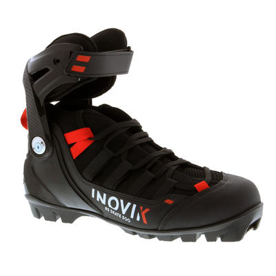 Botas de esquí sobre ruedas skating adulto XC SR BOOTS 500 negro