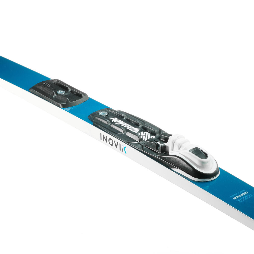 Kids' Classic Fish-Scale Cross-Country Ski XC S 130 + Binding Rottefella