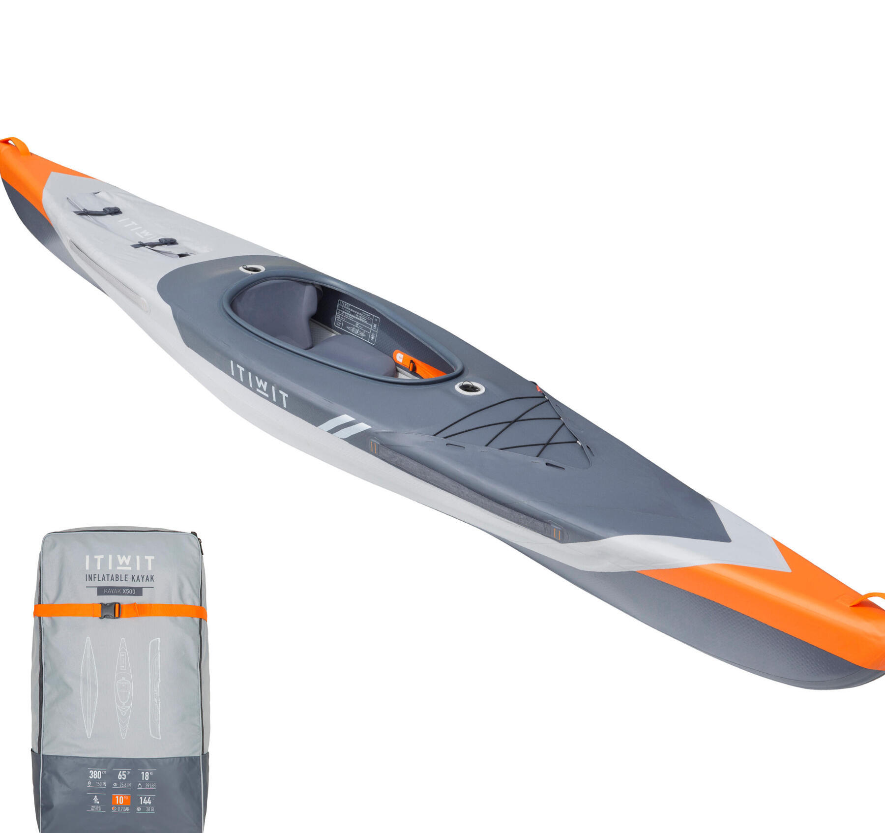 X500 ITIWIT INFLATABLE TOURING KAYAK