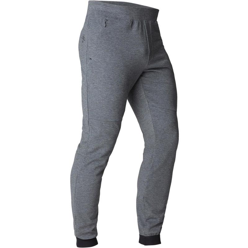560 Gym Esneme Esofman Alti Erkek Koyu Gri Domyos By Decathlon