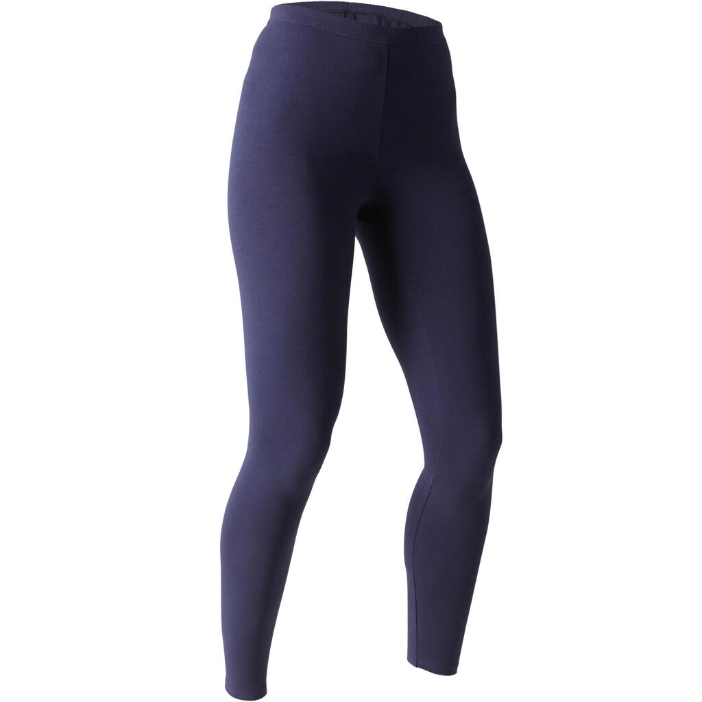 بنطلون Legging ضيق للسيدات لتمارين الجيم والبيلاتس- أزرق غامق