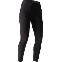 Women's Pilates Gentle Gym Slim-Fit Bottoms 560 - Black