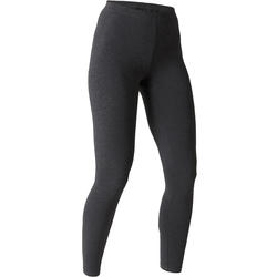 Legging Stretch 100 slim Pilates Gym douce femme gris