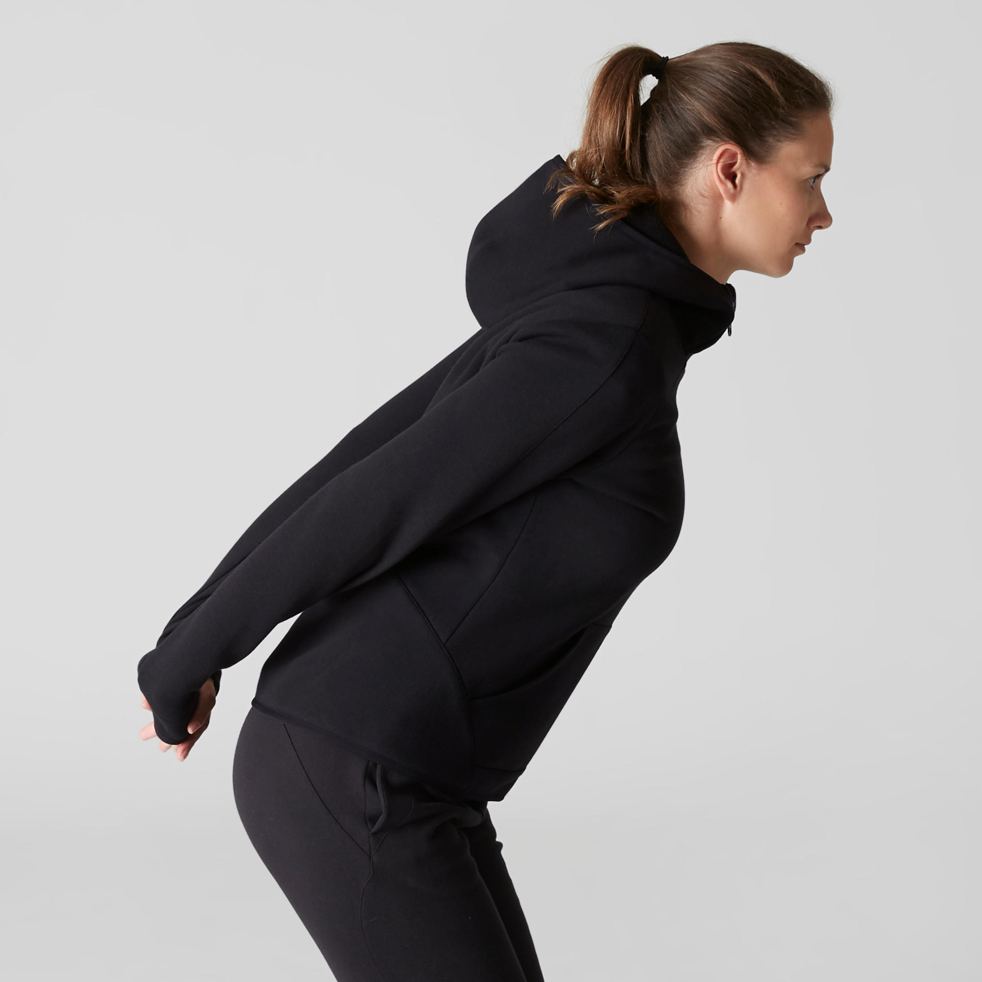 Second Life - 900 Women's Stretching Hoody - Black - GOOD 3/8